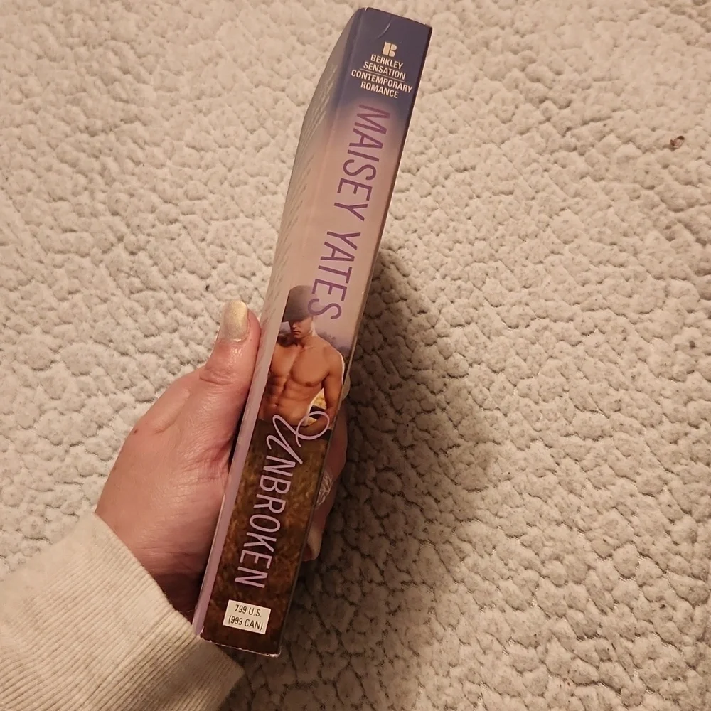 Maisey Yates Unbroken A Silver Creek Romance best seller Western softcover novel